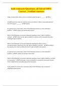lenb contracts-Questions&comma; all Solved 100&percnt; Correct &lowbar;Verified Answers