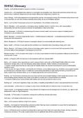 RHFAC Glossary