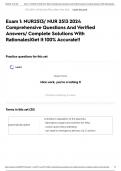 Exam 1&colon; NUR2513&sol; NUR 2513 2024 Comprehensive Questions And Verified Answers&sol; Complete Solutions With Rationales&vert;Get It 100&percnt; Accurate&excl;&excl;