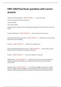 MKT 4200 Final Exam questions with correct answers