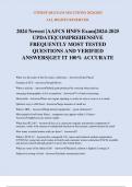2024 Newest &vert;AAFCS HNFS Exam&vert;2024-2025 UPDATE&vert;COMPREHENSIVE FREQUENTLY MOST TESTED QUESTIONS AND VERIFIED ANSWERS&vert;GET IT 100&percnt; ACCURAT