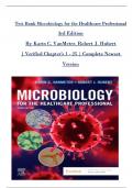 TEST BANK For Microbiology for the Healthcare Professional&comma; 3rd Edition By Karin C&period; VanMeter&comma; Robert J&period; Hubert&comma; All Chapters 1 - 25&comma; Complete Newest Version &lpar;100&percnt; Verified&rpar;
