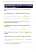 QMA State test Questions and Complete Solutions Graded A&plus;