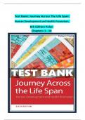 Test Bank&colon; Journey Across The Life Span&colon; Human Development and Health Promotion&comma;  6th Edition Polan  Chapters 1 - 14