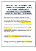 FISDAP EMT FINAL - JB LEARNING FINAL  EXAM AND STUDYGUIDE EXAM &vert; NEWEST  ACTUAL EXAM COMPREHENSIVE  QUESTIONS AND VERIFIED ANSWERS  GRADED A&plus; &vert; 100&percnt; PASS &vert; 2025 UPDATE&excl;