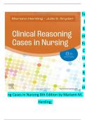 Clinical reasoning cases in nursing 7th edition harding snyder test bankk&period;pdf