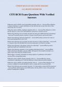 CITI RCR Exam Questions With Verified Answers