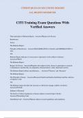 CITI Training Exam Questions With Verified Answers