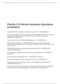 Florida 2 15 Social insurance Questions & Answers