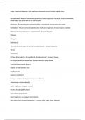 Water Treatment Operator Test Questions Answered Correctly Latest Update 2024