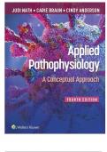 Test Bank Applied Pathophysiology A Conceptual Approach 4thEdition Judi NathChapter1-20 &vert; Complete Guide&vert;Revised Edition Newest Version 2025