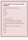 CP102 Chapter 12&vert;74 Frequently Asked Questions With Correct Expert Answers