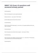WMGT 101 Exam &num;3 questions well answered already passed