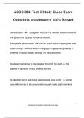 ABSC 304 EXAM PACKAGE DEAL QUESTIONS AND VERIFIED ANSWERS 100&percnt; GUARANTEED PASS &vert; LATEST UPDATE