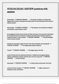 NUR1024 EXAM 2 REVIEW questions with answers