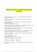 MCB 461 Exam 1 Verified And Updated 2024&sol;25&period;