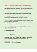 NURS 440 Test 1 Ch 1&comma; 2&comma; 3&comma; 10 with answers