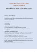 RAD 370 Final Study Guide Study Guide&period;