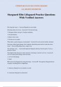 Starguard Elite Lifeguard Practice Questions With Verified Answers