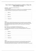 Test Bank Bates&rsquo; Guide To Physical Examination and History Taking 13th Edition Bickley