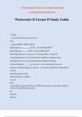 Wastewater B License Fl Study Guide&period;