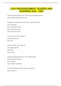C253 PREASSESSMENT QUIZZES AND ANSWERS 2024 - 2025