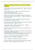 Tableau Desktop Specialist Questions With Complete Solutions