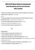 WGU D276 Study Guide Pre-Assessment  Exam Questions and Correct Answers  100&percnt; Verified 2025&sol;2026