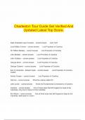 Charleston Tour Guide Set Verified And Updated Latest Top Score&period;