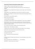 OBLIGATIONS and CONTRACTS EXAM QUESTIONS ANSWERED CORRECTLY 