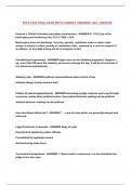 POLS 2350 FINAL EXAM WITH CORRECT ANSWERS 100&percnt; VERIFIED
