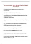 POLS 2350 EXAM ALL QUESTIONS AND CORRECT ANSWERS 100&percnt; VERIFIED
