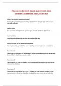 POLS 2350 REVIEW EXAM QUESTIONS AND CORRECT ANSWERS 100&percnt; VERIFIED