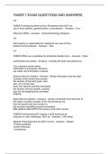 TASER 7 EXAM QUESTIONS AND ANSWERS