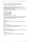 TASER EXAM QUESTIONS AND ANSWERS