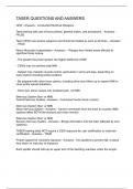 TASER QUESTIONS AND ANSWERS