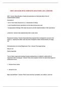 CMPT 280 EXAM WITH COMPLETE SOLUTIONS 100&percnt; VERIFIED