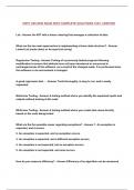 CMPT 280 NEW EXAM WITH COMPLETE SOLUTIONS 100&percnt; VERIFIED