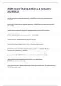 AGD exam final questions & answers 2024&sol;2025
