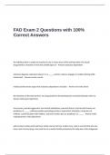 FAD Exam 2 Questions with 100&percnt; Correct Answers