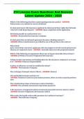 214 License Exam Questions And Answers  Latest Update 2024 &ndash; 2025