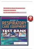 TEST BANK - Mosby&rsquo;s Respiratory Care Equipment 11th Edition by Cairo&comma; Verified Chapters 1 - 15&comma; Complete Newest Version
