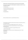 Health & Wellness Coaching Final Exam Questions Answered Correctly Latest Version 2024-2025