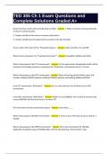 TED 305 Ch 1 Exam Questions and Complete Solutions Graded A&plus;