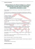 PEDIATRICS ATI PROCTORED &lpar;5 LATEST VERSIONS&rpar; EXAM QUESTIONS AND ANSEWRS GRADED A 2025