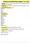 Test Bank Understanding Anatomy & Physiology A Visual&comma; Auditory&comma; Interactive Approach 3rd Edition by Gale Sloan Thompson Latest Verified Review 2024 Practice Questions and Answers