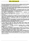 Biol-1033 exam 4 questions and answers already passed 2025