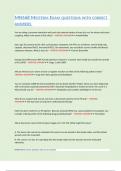 MN568 MIDTERM EXAM QUESTIONS WITH CORRECT ANSWERS