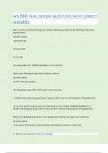 MN 568 FINAL REVIEW QUESTIONS WITH CORRECT ANSWERS&period;