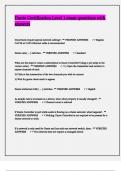 Dante Certification Level 1 exam questions with answers